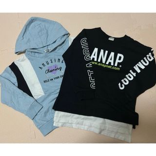 アナップキッズ(ANAP Kids)のANAPkids トレーナーセット(Tシャツ/カットソー)