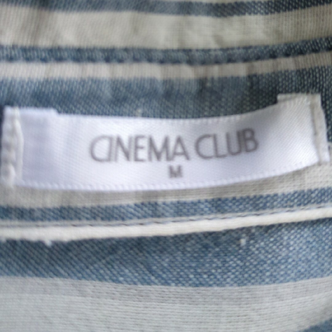 CINEMA CLUB(シネマクラブ)の麻混シャツチュニック レディースのトップス(チュニック)の商品写真