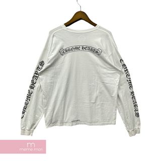 クロムハーツ(Chrome Hearts)のCHROME HEARTS Back Scroll Fuck You L/S Tee クロムハーツ バックスクロールロングスリーブTシャツ 長袖カットソー ロンT ポケT プリント ホワイト サイズXXL【240520】【中古-B】【me04】(Tシャツ/カットソー(半袖/袖なし))