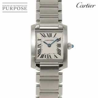 Cartier - カルティエ Cartier タンクフランセーズSM W51008Q3 レディース 腕時計 アイボリー クォーツ ウォッチ Tank Francaise VLP 90235011