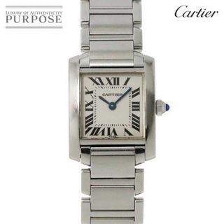 Cartier - カルティエ Cartier タンクフランセーズSM W51008Q3 レディース 腕時計 アイボリー クォーツ ウォッチ Tank Francaise VLP 90235013