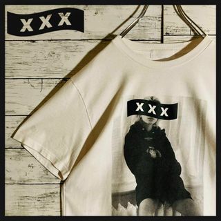 ゴッドセレクショントリプルエックス(GOD SELECTION XXX)の【希少カラー】ゴッドセレクション☆センタープリント　Tシャツ　ピーチ　入手困難(Tシャツ/カットソー(半袖/袖なし))