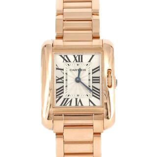 カルティエ(Cartier)のカルティエ タンクアングレーズSM PG W5310013 PG･RG クォーツ(腕時計)