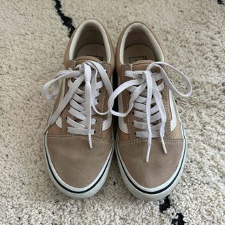 OLD SKOOL（VANS） - バンズ　オールドスクール　スニーカー　ベージュ