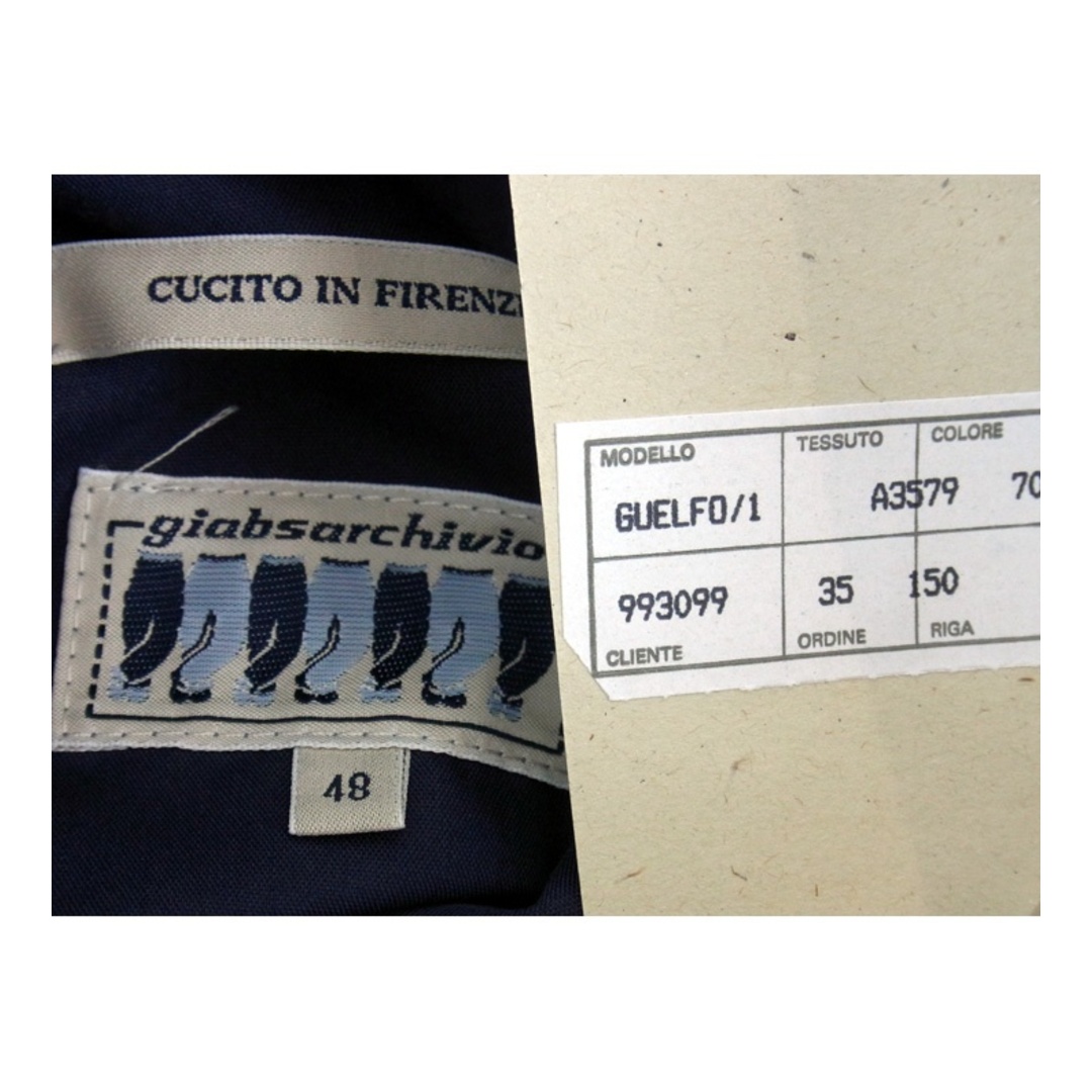 ジャブス アルキヴィオ giab's ARCHIVIO ■ 【 GUELFO 1 A3579 】 永久クリース ストレッチ スラックス パンツ 33594 メンズのパンツ(スラックス)の商品写真