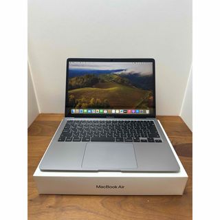 マック(Mac (Apple))の美品❗️MacBook Air 2020 M1チップ 512GB グレイ(ノートPC)