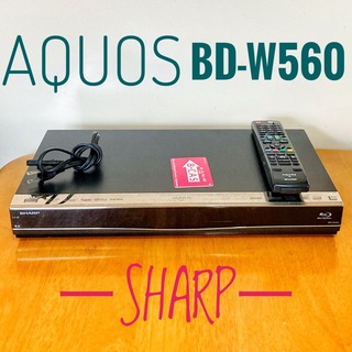 シャープ(SHARP)のSHARP シャープ　ブルーレイレコーダー HDD 500GB 2チューナー(ブルーレイレコーダー)