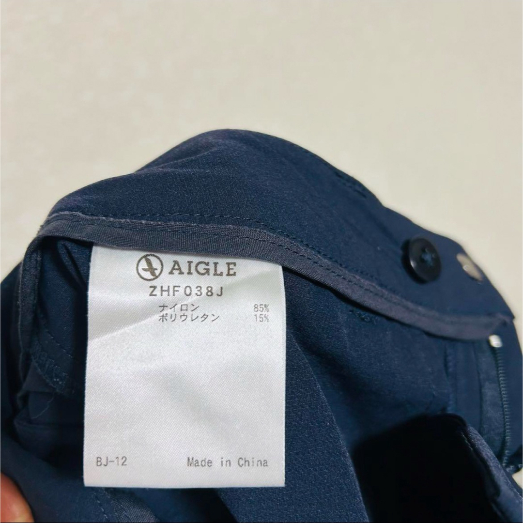 AIGLE(エーグル)のエーグル 撥水 ゼドラブ スリムパンツ S ネイビー AIGLE レディースのパンツ(カジュアルパンツ)の商品写真