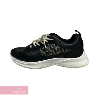 Dior - Dior B25 Runner Sneakers 3SN299ZIR_H965 ディオール B25ランナースニーカー ローカット レザー切替 ディオールオブリーク ブラック サイズ41【240521】【中古-B】【me04】