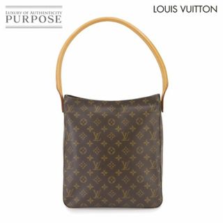 ルイヴィトン(LOUIS VUITTON)の新品同様 ルイ ヴィトン LOUIS VUITTON モノグラム ルーピング GM ショルダー バッグ ブラウン M51145 ゴールド 金具 VLP 90233205(ショルダーバッグ)