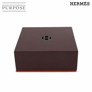 エルメス(Hermes)の未使用 展示品 エルメス HERMES ボックス 小物 ケース ラッカーウッド バッファローホーン ブラウン オレンジ VLP 90233632(その他)