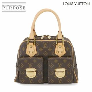 ルイヴィトン(LOUIS VUITTON)の新品同様 ルイ ヴィトン LOUIS VUITTON モノグラム マンハッタン PM ハンド バッグ ブラウン ゴールド 金具 M40026 VLP 90233927(ハンドバッグ)