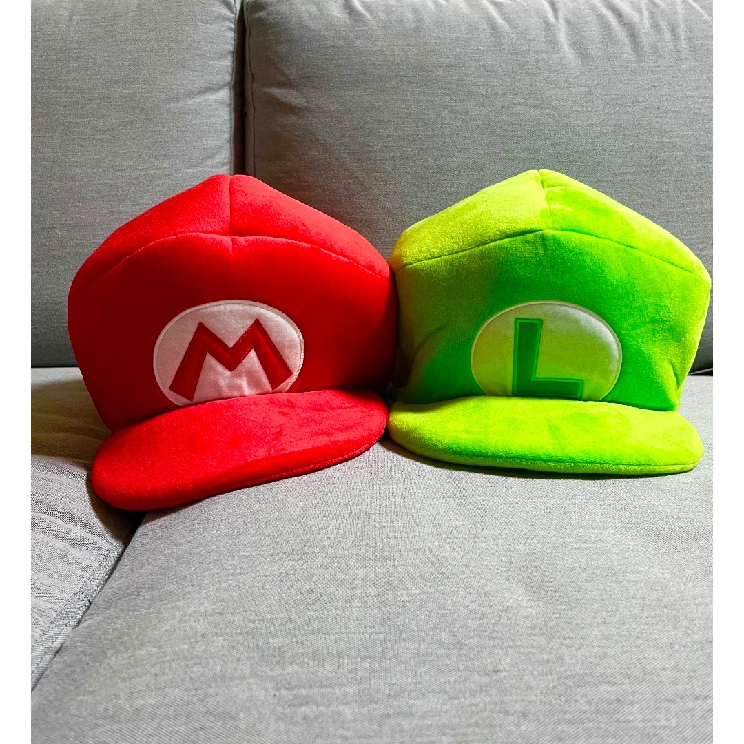 UNIVERSAL ENTERTAINMENT - マリオ&ルイージ　USJ帽子ファンキャップ2つ