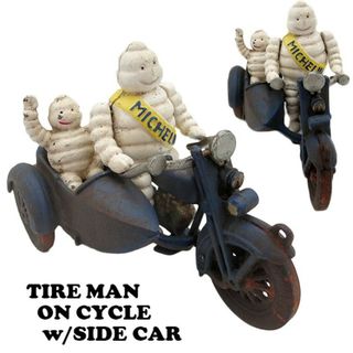 MICHELIN - TIRE MAN ON CYCLE w/SIDE CAR 【ミシュラン】