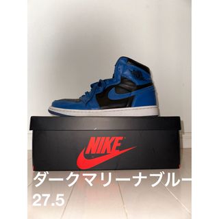 ナイキ(NIKE)の27.5 AIR JORDAN ダークマリーナブルー(スニーカー)