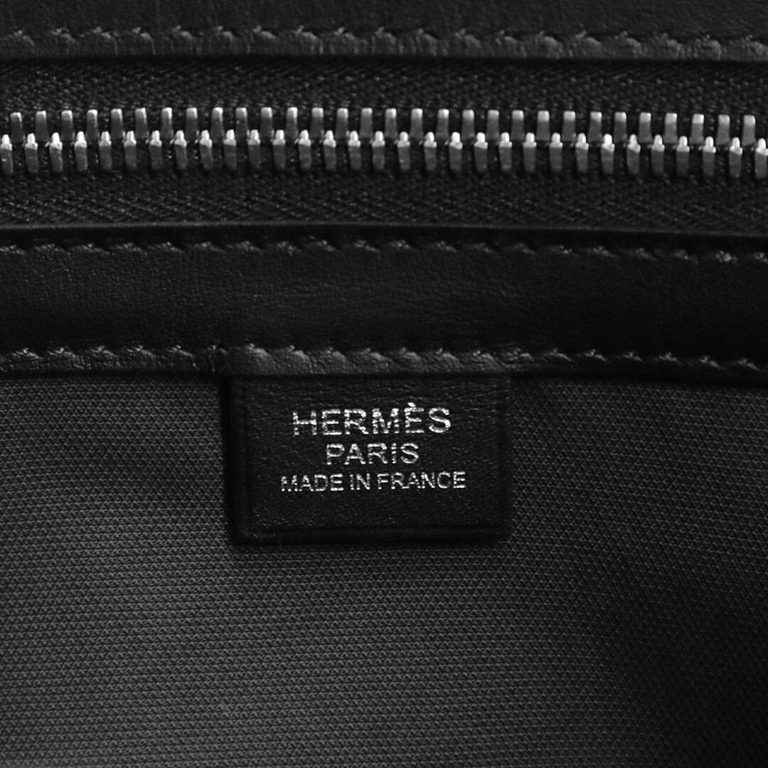 Hermes(エルメス)のエルメス シティスライド クロス PM ボディバッグ ウエストバッグ ショルダーバッグ 斜め掛け トリヨンクリストバル レザー ツイルアッシュ ノワール ブラック 黒 シルバー金具 U刻印 箱付 HERMESS（新品・未使用品） メンズのバッグ(ボディーバッグ)の商品写真