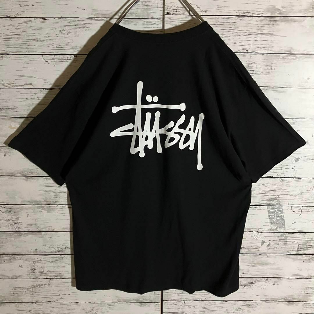 STUSSY(ステューシー)の【超人気】ステューシー☆バックロゴ　Tシャツ　一番人気デザイン　即完売モデル メンズのトップス(Tシャツ/カットソー(半袖/袖なし))の商品写真