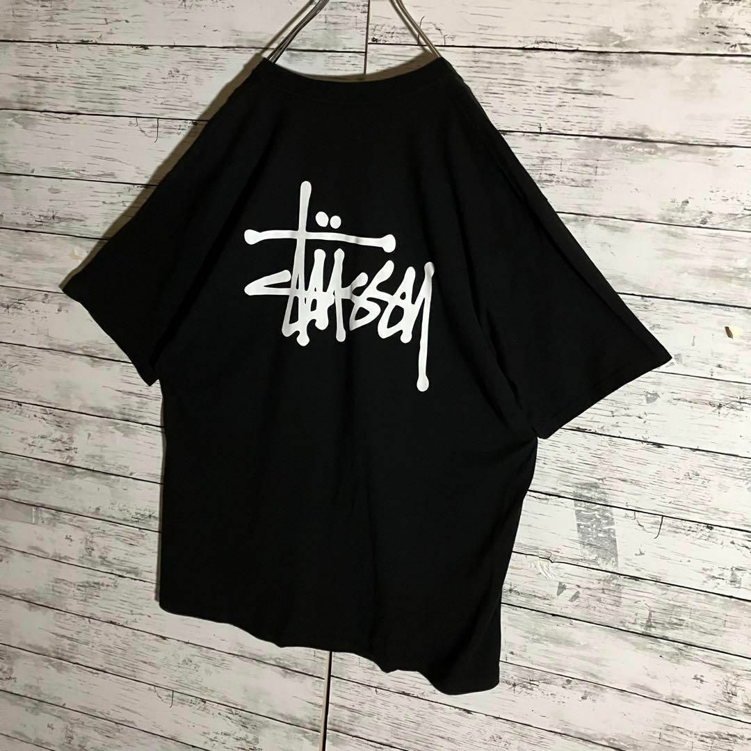 STUSSY(ステューシー)の【超人気】ステューシー☆バックロゴ　Tシャツ　一番人気デザイン　即完売モデル メンズのトップス(Tシャツ/カットソー(半袖/袖なし))の商品写真