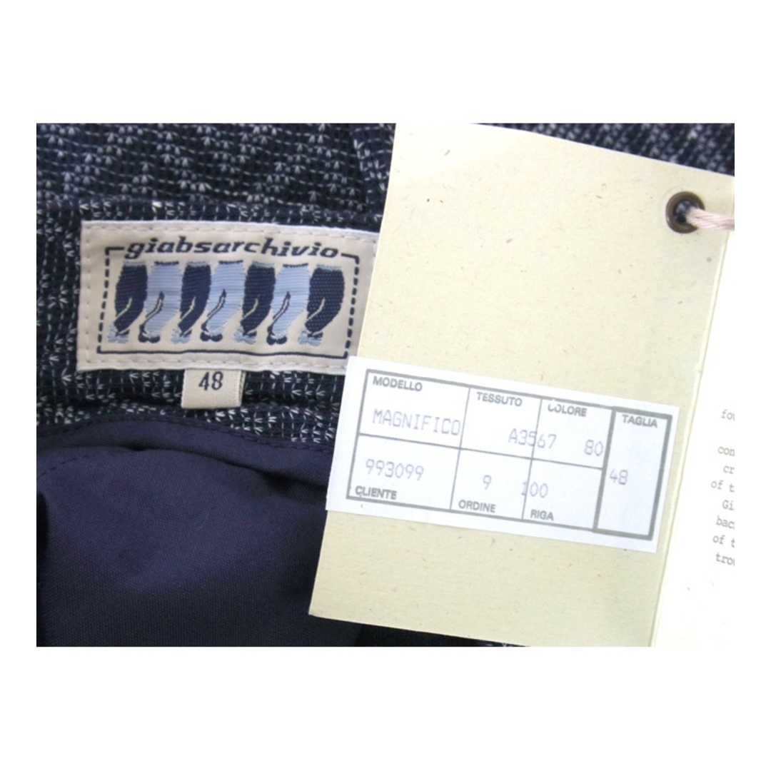 ジャブス アルキヴィオ giab's ARCHIVIO ■ 【 MAGNIFICO A3567 】 総柄 デザイン スラックス ショート パンツ ショーツ 33599 メンズのパンツ(スラックス)の商品写真