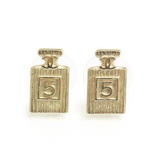 シャネル(CHANEL)のシャネル No.5 パヒューム ボトル 香水 ピアス ゴールド AB3063 箱付 CHANEL（新品・未使用品）(ピアス)