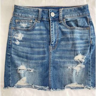 アメリカンイーグル(American Eagle)のAmerican Eagle デニム ダメージ スカート(ミニスカート)
