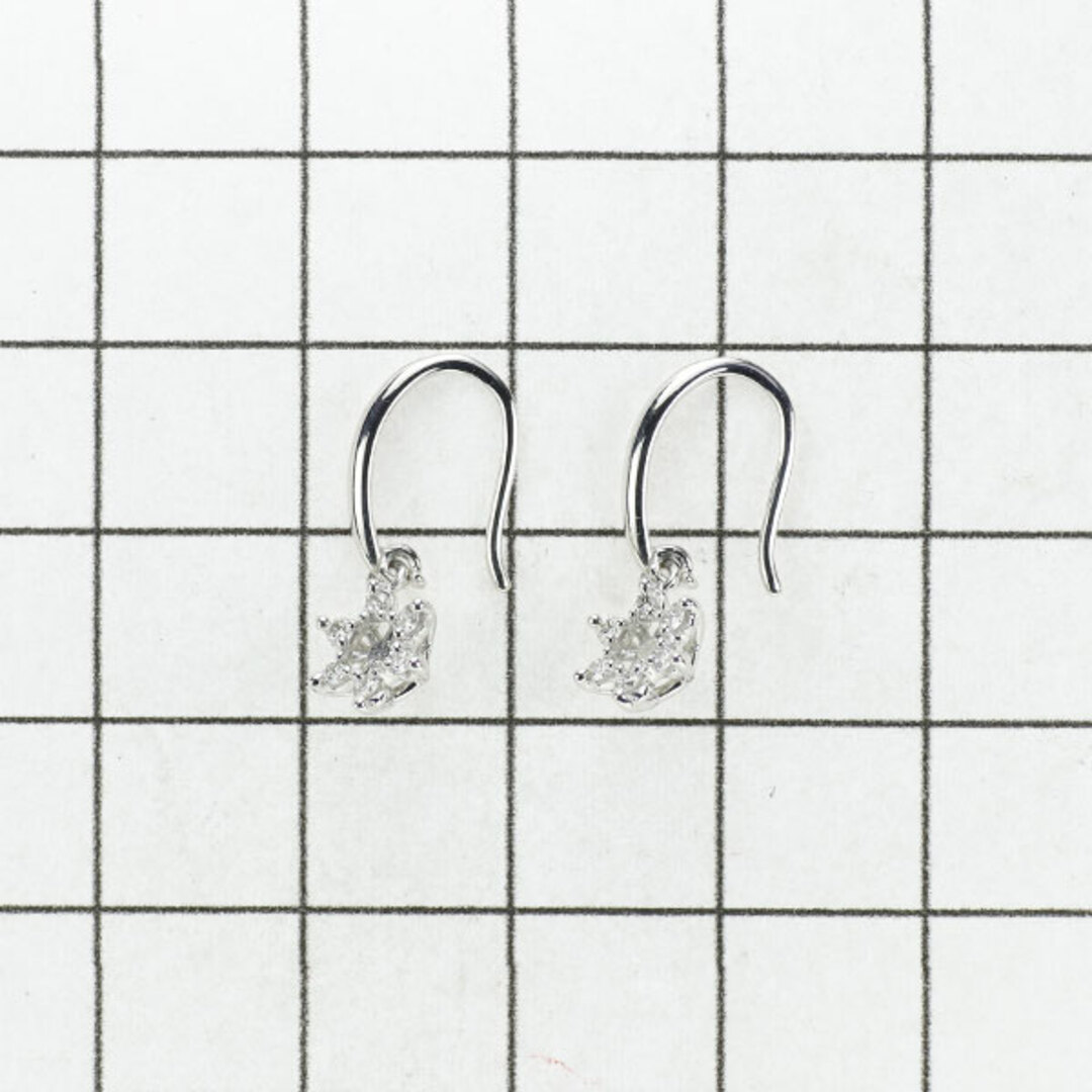 TASAKI(タサキ)の田崎真珠 K14WG ダイヤモンド ピアス 0.12ct スノーフレーク レディースのアクセサリー(ピアス)の商品写真