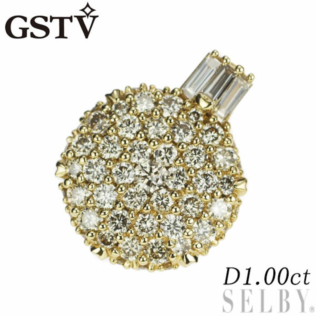 GSTV K18YG ダイヤモンド ペンダントトップ 1.00ct レディースのアクセサリー(ネックレス)の商品写真