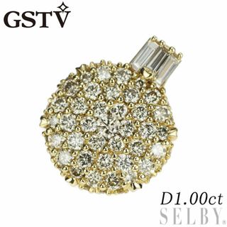 GSTV K18YG ダイヤモンド ペンダントトップ 1.00ct(ネックレス)