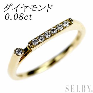 K18YG ダイヤモンド リング 0.08ct(リング(指輪))