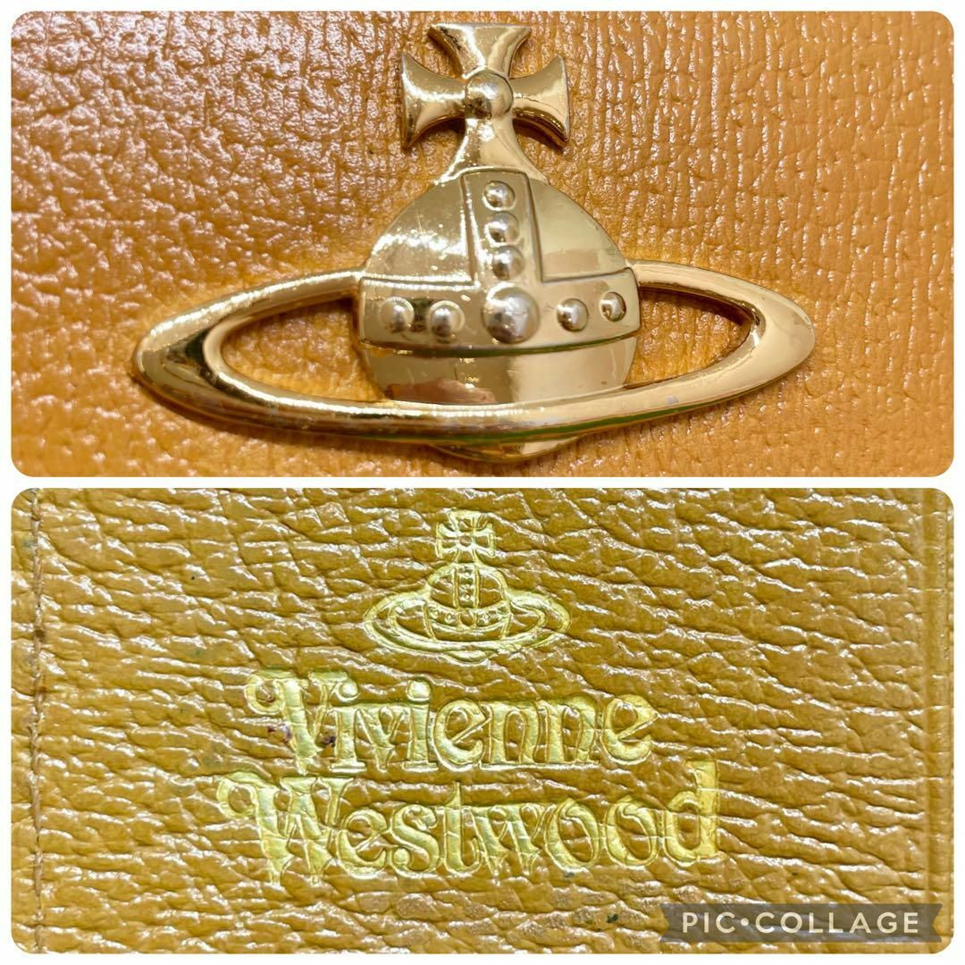 Vivienne Westwood(ヴィヴィアンウエストウッド)の【ヴィヴィアンウエストウッド/美品】キーケース【4連/キーリング/キャメル】 レディースのファッション小物(キーケース)の商品写真