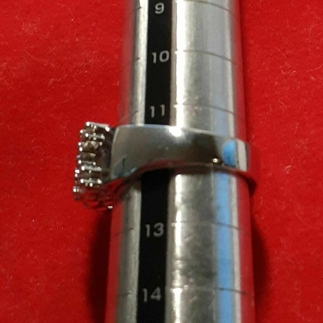 ゴージャス 高さのあるパヴェジルコニアダイヤリング12号 レディースのアクセサリー(リング(指輪))の商品写真