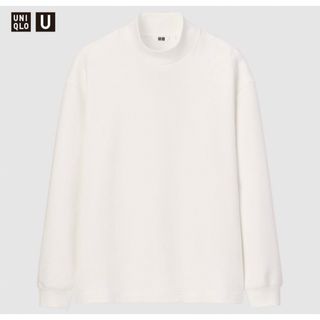 ユニクロ(UNIQLO)の【タグ付き】新品　UNIQLO Uモックネックプルオーバー(Tシャツ/カットソー(七分/長袖))