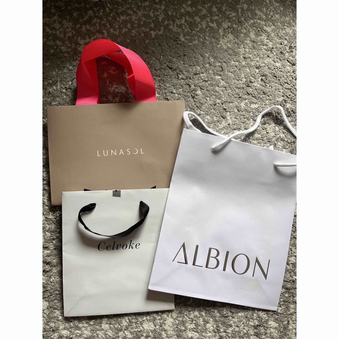 LUNASOL(ルナソル)のアルビオン　ルナソル　セルヴォーク　化粧品ショッパー レディースのバッグ(ショップ袋)の商品写真