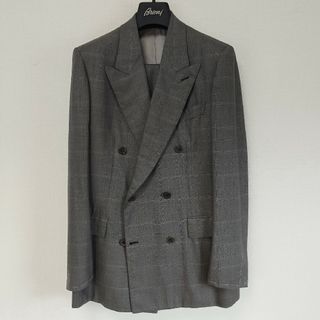 ブリオーニ(Brioni)のブリオーニ スーパー150 ダブルスーツ グレー サイズ48(セットアップ)