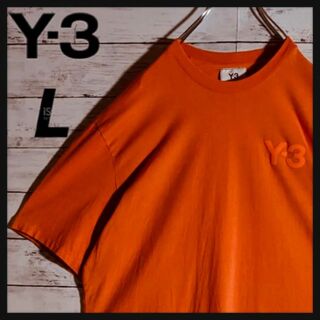 ワイスリー(Y-3)の【希少】ワイスリー☆ワンポイントロゴ　Tシャツ　オレンジ　人気サイズ　即完売(Tシャツ/カットソー(半袖/袖なし))