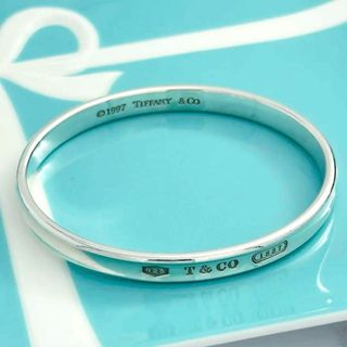 ティファニー(Tiffany & Co.)の美品　ティファニー　1837 シルバー　ナロー　バングル　925 ユニセックス(ブレスレット/バングル)