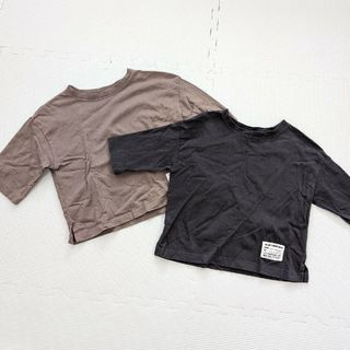 七分袖　ビッグ T シャツ　2枚セット(Tシャツ/カットソー)