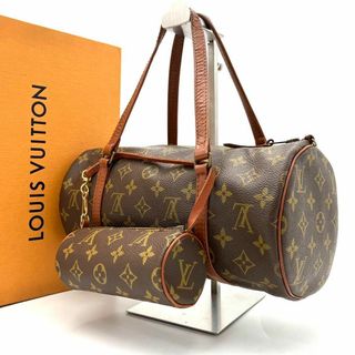 ルイヴィトン(LOUIS VUITTON)の【鑑定済み】 ルイヴィトン　モノグラム　親子パピヨン ハンドバッグ　ポーチ付き(ハンドバッグ)