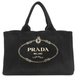 プラダ(PRADA)のプラダ PRADA 2WAYバッグ カナパ トート キャンバス NERO 黒 ショルダー ハンドバッグ  BN2642【中古】(トートバッグ)