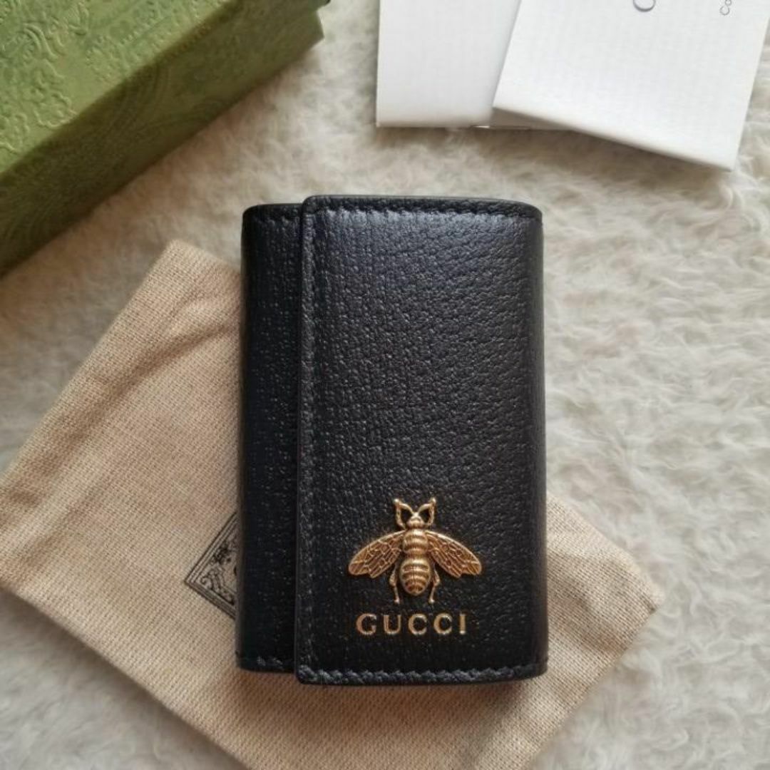 国内完売 GUCCI グッチ アニマリエ レザー キーケース ブラック | フリマアプリ ラクマ 国内完売 GUCCI グッチ アニマリエ レザー キーケース ブラック | フリマアプリ ラクマ