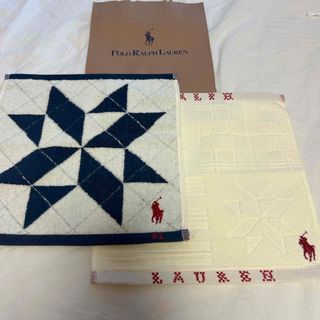 ラルフローレン(Ralph Lauren)の【未使用】ラルフローレン★タオルハンカチ 2枚セット(ハンカチ)