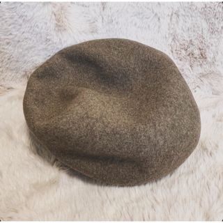 カシラ(CA4LA)の【CA4LA】未使用　ベレー帽　ベージュブラウン(ハンチング/ベレー帽)
