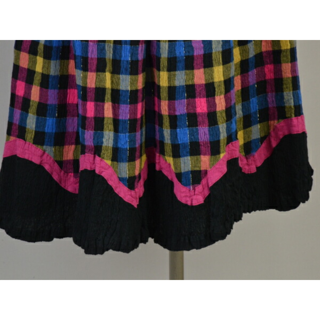TSUMORI CHISATO(ツモリチサト)のツモリチサト TSUMORI CHISATO スカート チェック 2サイズ マルチカラー レディース j_p s_z F-M5971 レディースのスカート(ミニスカート)の商品写真
