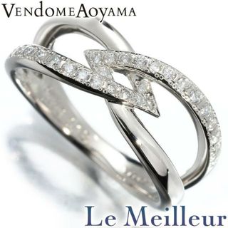 Vendome Aoyama - ヴァンドーム青山 VENDOME AOYAMA デザインリング ダイヤモンド Pt950 9号 新品仕上げ