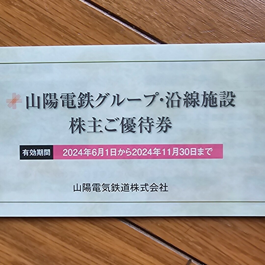 山陽電気鉄道　株主優待乗車証　定期券　沿線施設株主優待券 チケットの優待券/割引券(その他)の商品写真