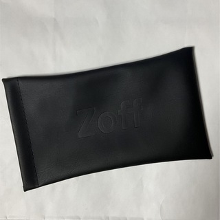 新品 Zoff ゾフ メガネケース ロゴ入りサングラスケース ブラック