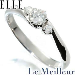 エル(ELLE)のエル ELLE リング ダイヤモンド Pt1000 11号 新品仕上げ(リング(指輪))
