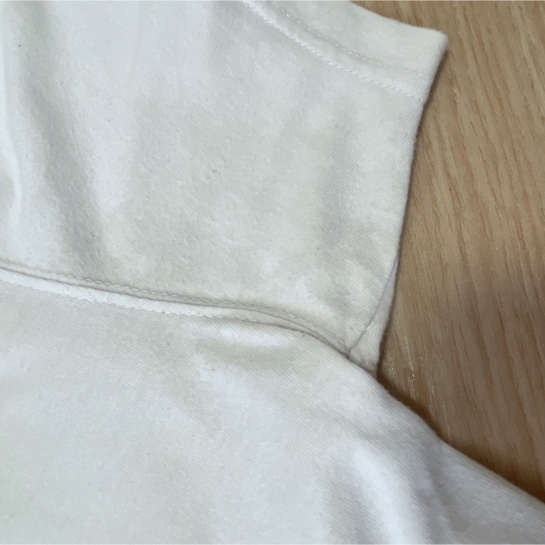 USA古着　Tシャツ　Mサイズ　ホワイト　白　プリント　ロゴ　バンジー　コットン レディースのトップス(Tシャツ(半袖/袖なし))の商品写真