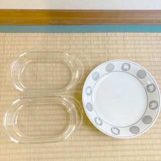 ハリオ(HARIO)のmozのカレー皿&ハリオ耐熱皿２枚セット(食器)