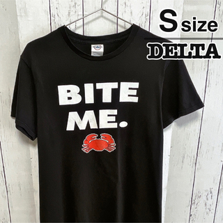 デルタ(DELTA)のDELTA　Tシャツ　S　ブラック　カニ　蟹　Joe's crab shack(Tシャツ/カットソー(半袖/袖なし))